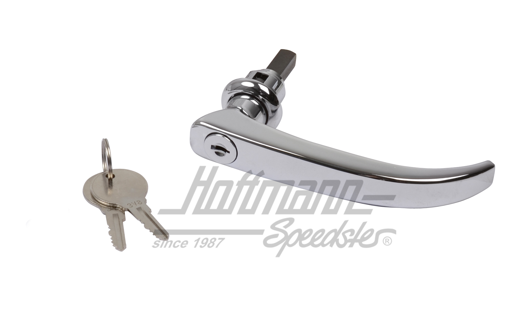 Klapptürgriff, außen, Chrom, 58-67, kurz Klapptürgriff, außen, Chrom, 58-67, kurz