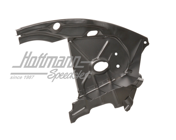 Motorblech, 964, vorne, schwarz, links