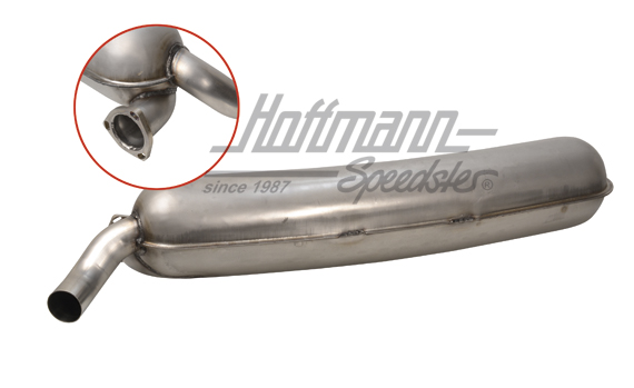 Auspufftopf, SSI, 1x60mm, 75-89 Auspufftopf, SSI, 1x60mm, 75-89