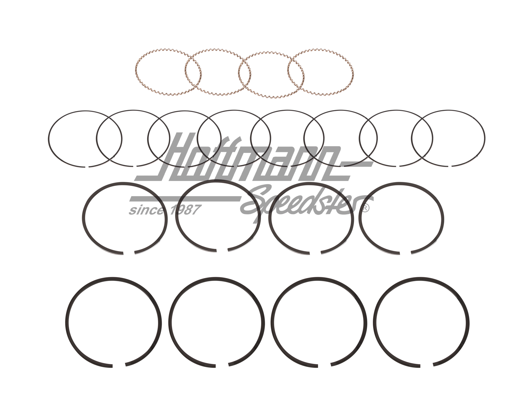 Kolbenringe, 95.5mm/2200, für 4 Kolben