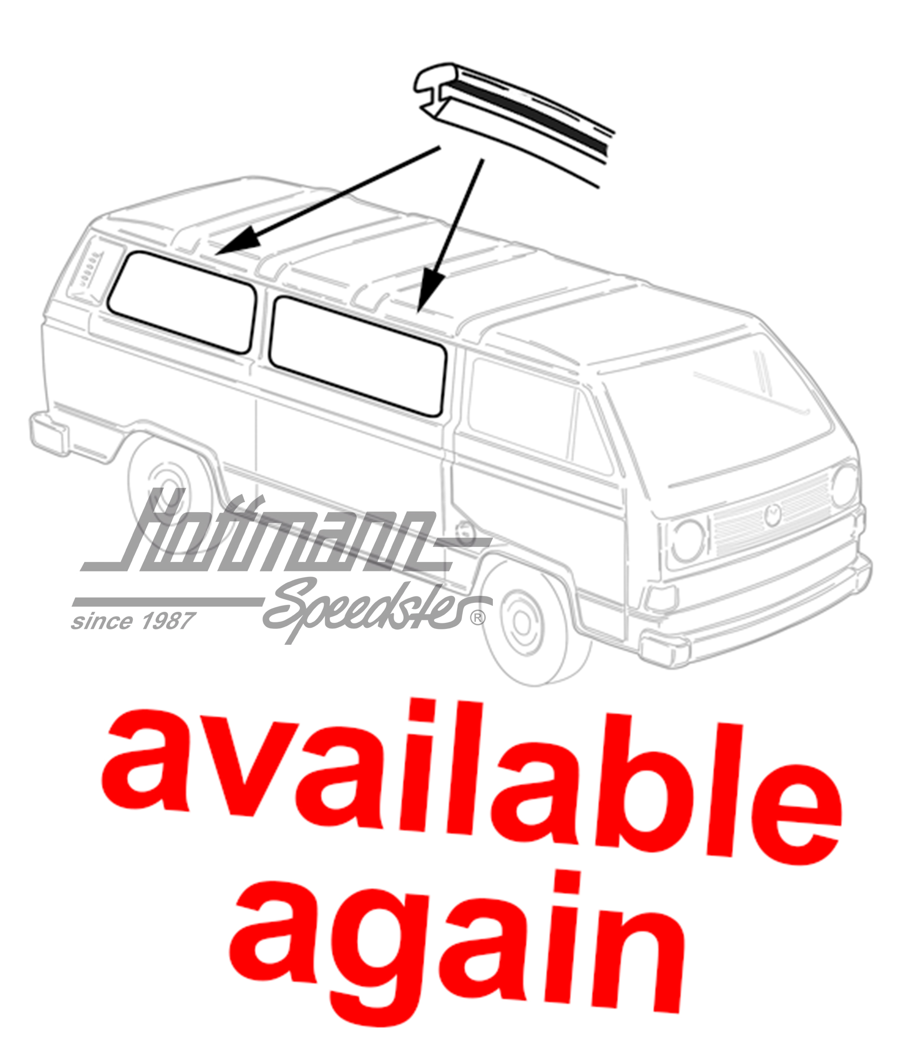 Zierkeder, Seitenscheibe, Mitte+hinten Zierkeder, Seitenscheibe, Mitte+hinten