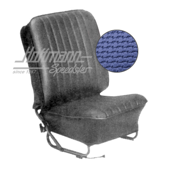 Sitzbezüge, Limousine, 57-64, Korbmuster, blau