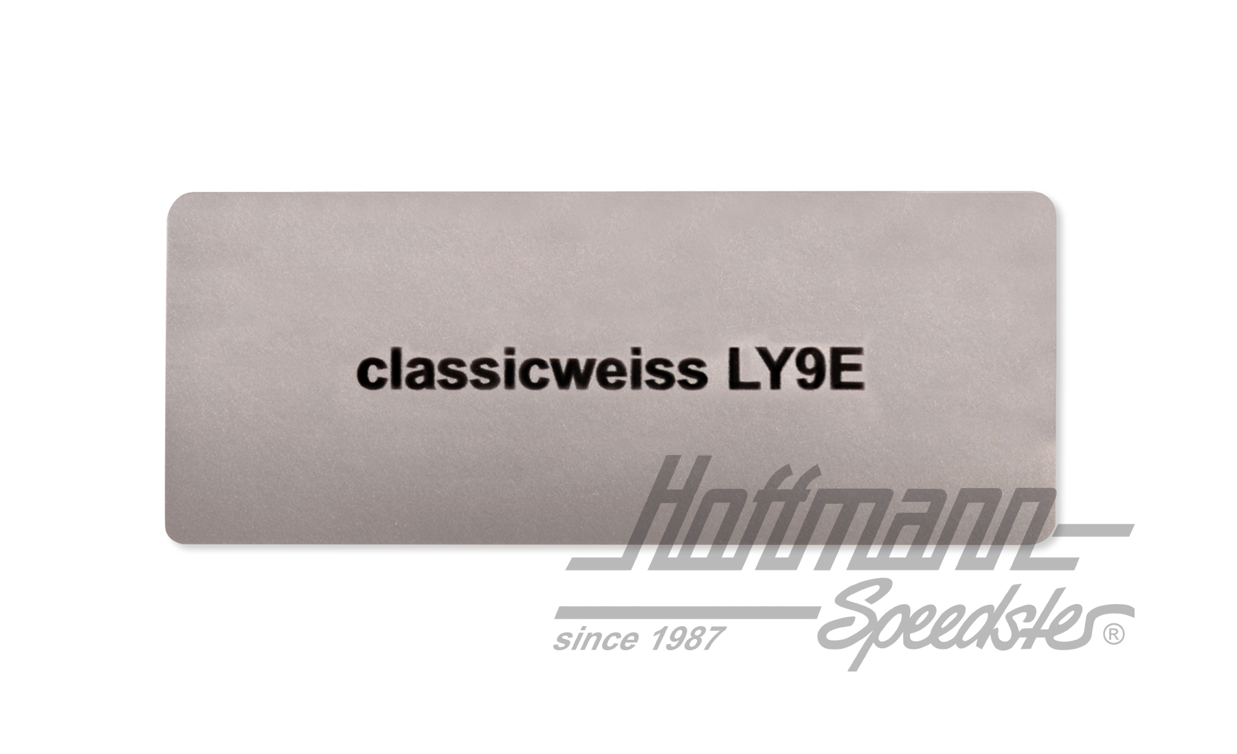 Aufkleber, Farbnummer LY9E, classicweiss