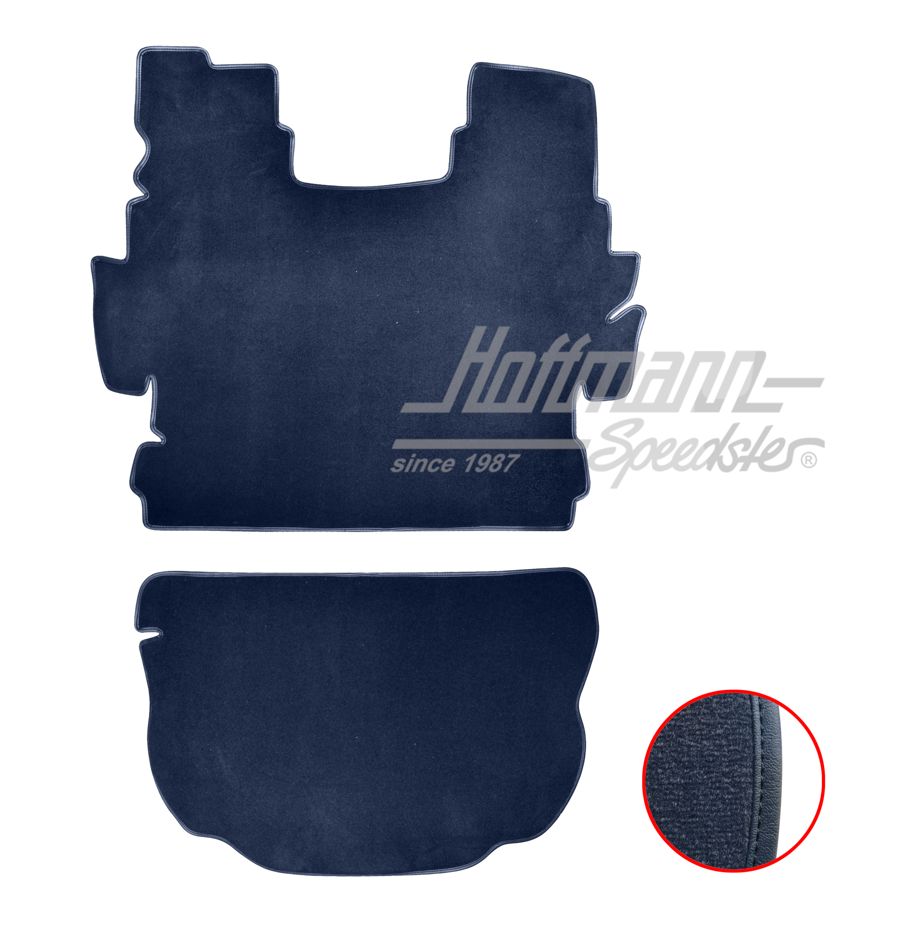 Teppichsatz, Kofferraum, 1302, blau Teppichsatz, Kofferraum, 1302, blau