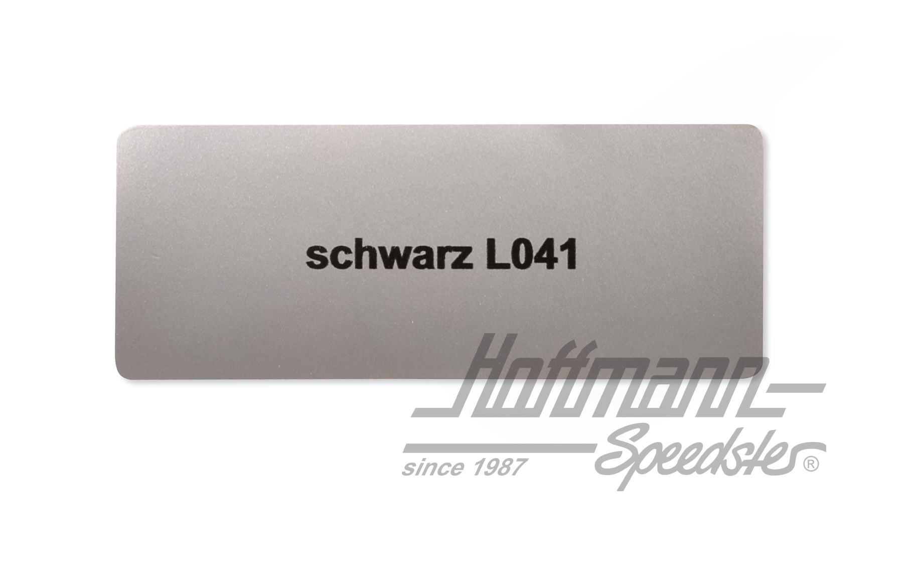 Aufkleber, Farbnummer L041, schwarz