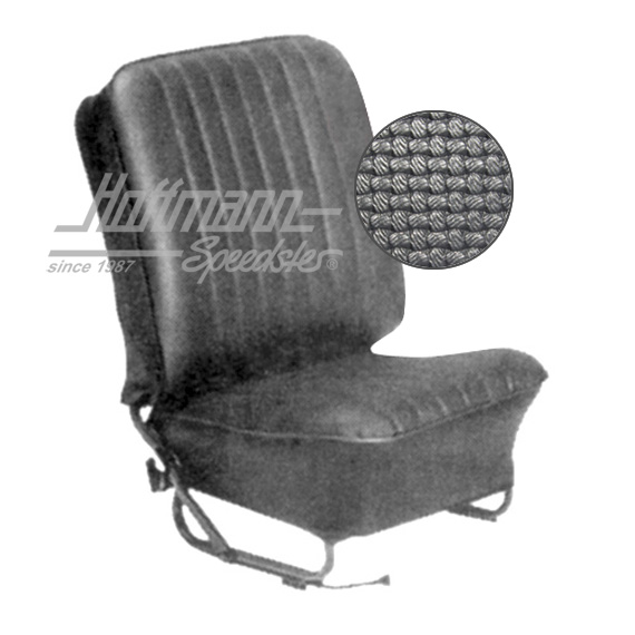 Sitzbezüge, Limousine, 57-64, Korbmuster, schwarz