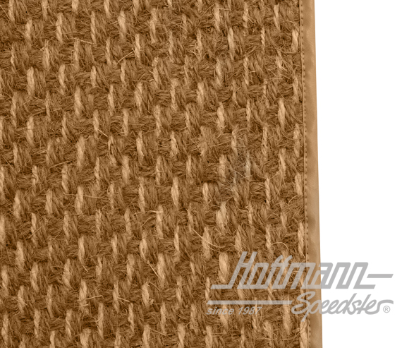 Fußmatten, Kokos, 72-, beige/hellbraun, mit Fußstütze