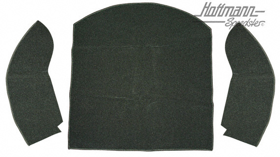 Teppichsatz, Stauraum, Cabrio, Velour, schwarz, 8.55-7.72