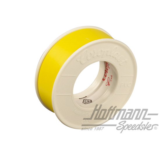 Isolierband, 10 Meter, gelb Isolierband, 10 Meter, gelb