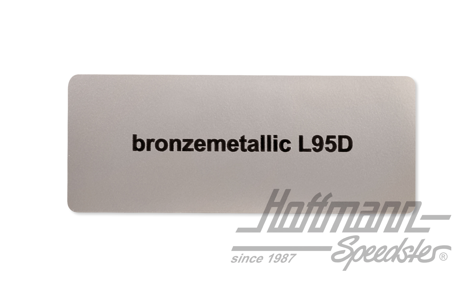 Aufkleber, Farbnummer L95D, bronze me.