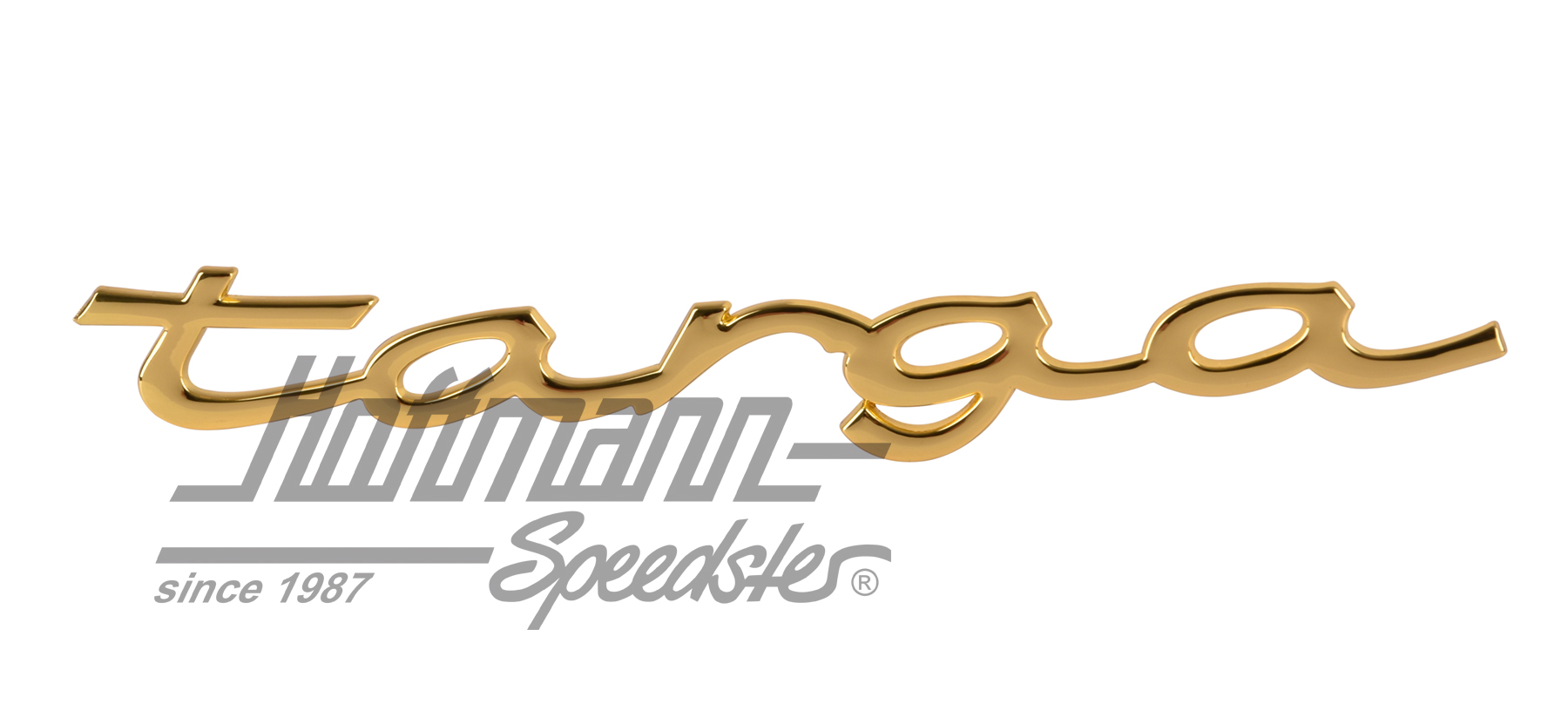 Schriftzug, Targa, 911, gold