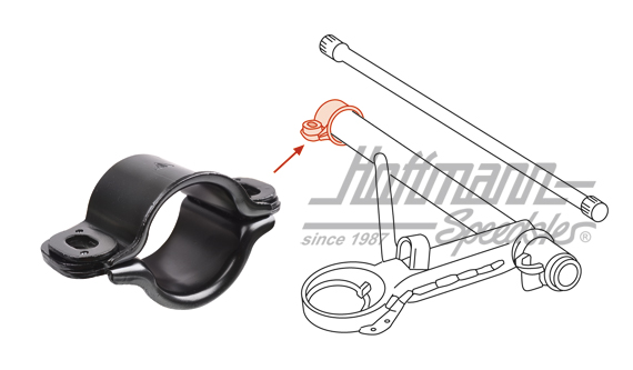 Halter, Querlenker vorne, außen, 911/914 Halter, Querlenker vorne, außen, 911/914