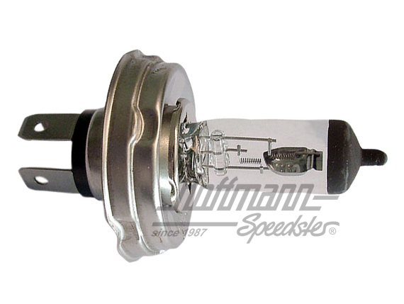 Glühlampe H4, 6 Volt,60/55W,Bilux-Sockel