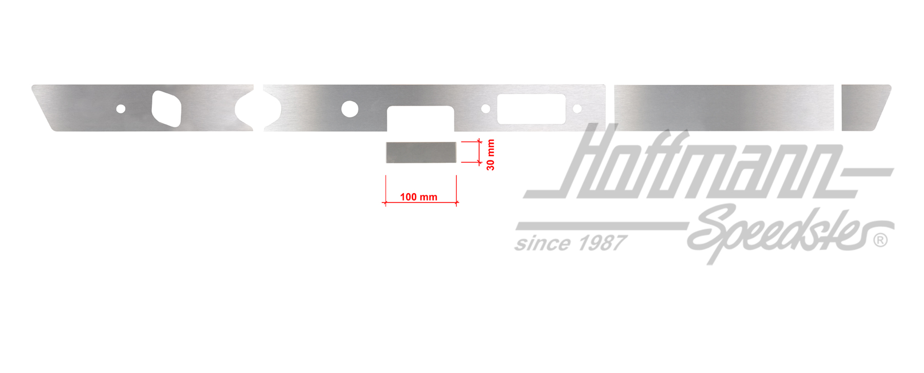 Blende, Armaturenbrett, 911, 100x30mm Blende, Armaturenbrett, 911, 100x30mm