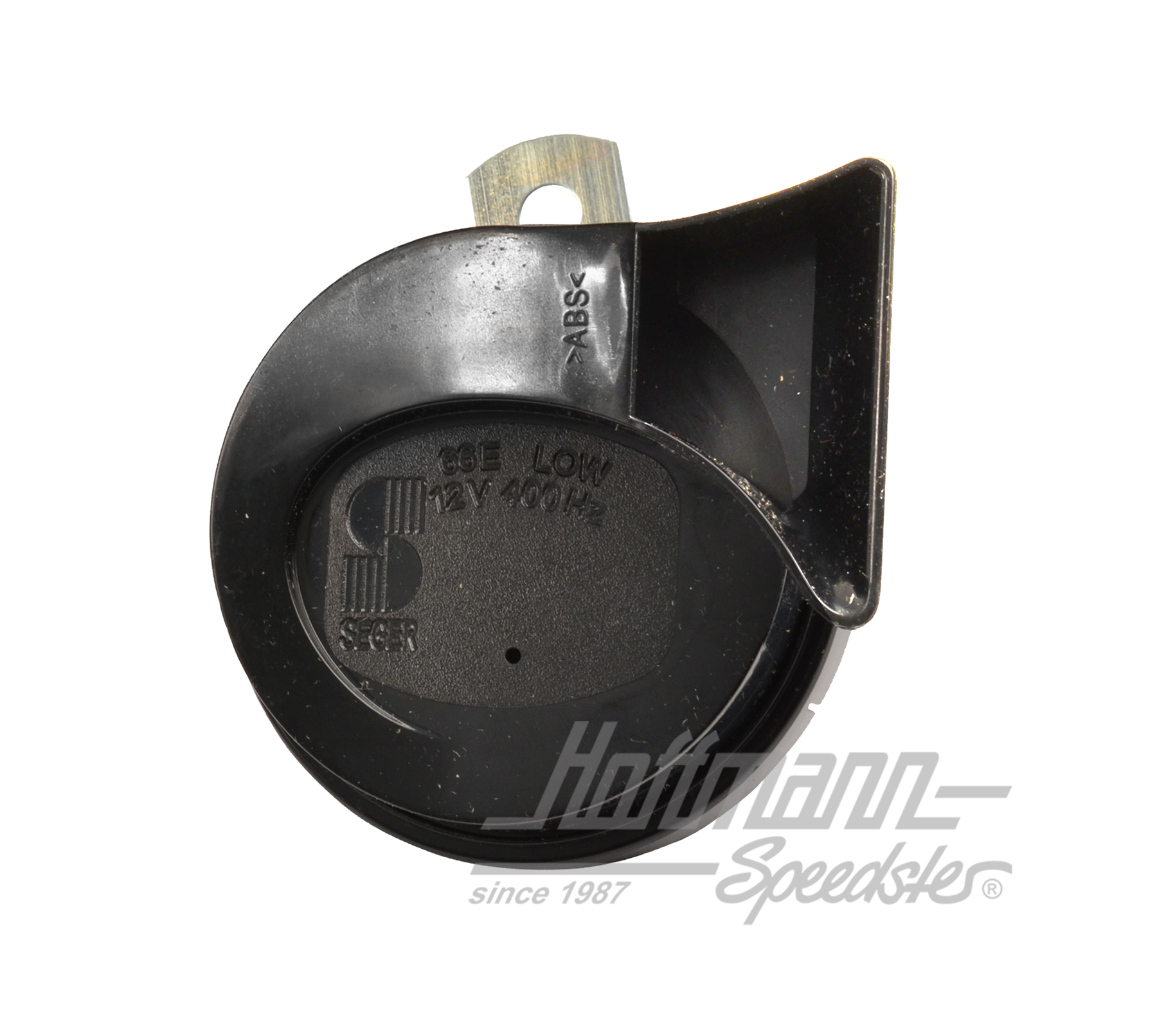 Elektro-Fanfare, schwarz, Tiefton 400Hz Elektro-Fanfare, schwarz, Tiefton 400Hz