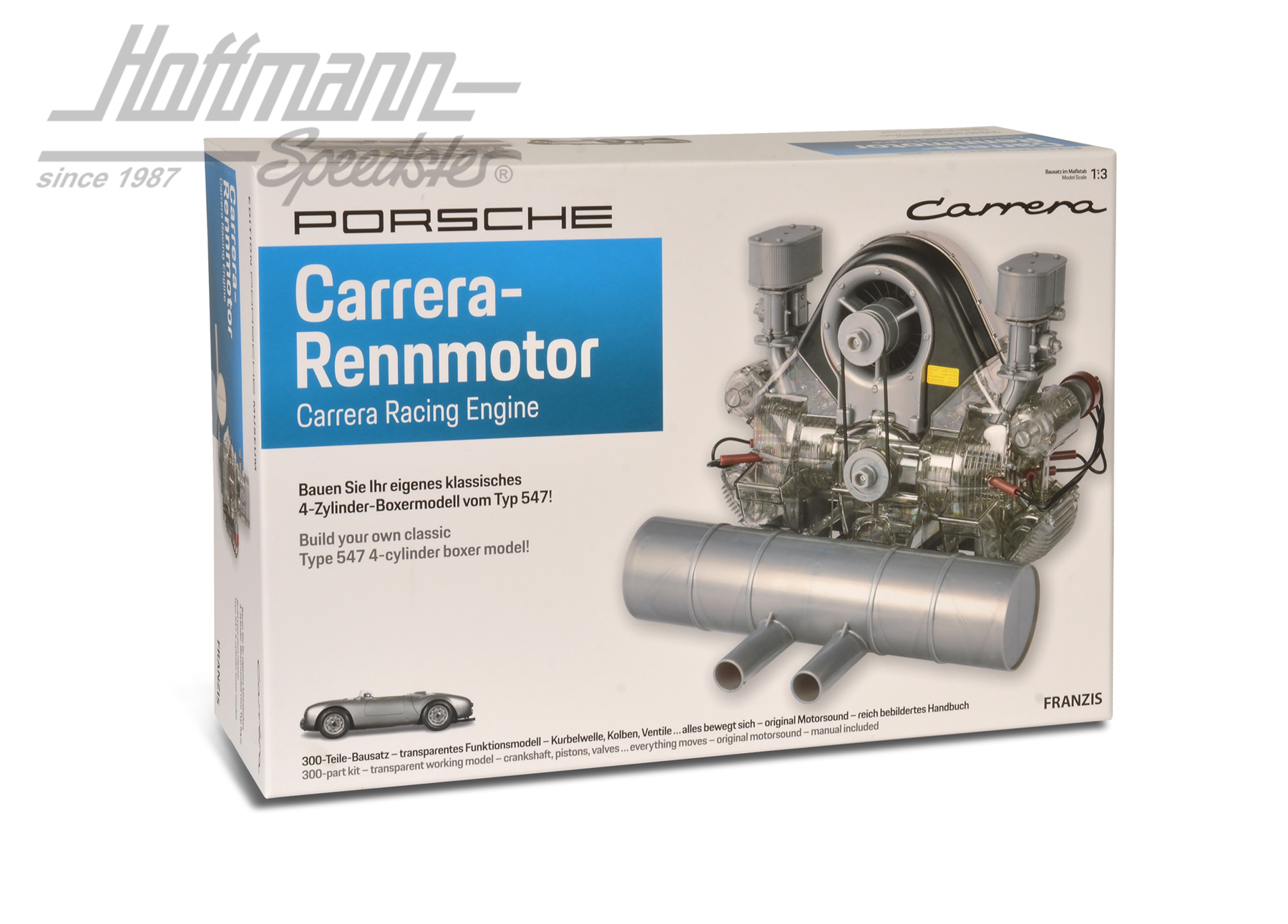Porsche Carrera-Rennmotor, Modellbausatz Porsche Carrera-Rennmotor, Modellbausatz