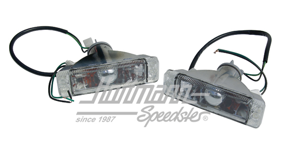 Blinker, gerade, weiß/klar Blinker, gerade, weiß/klar