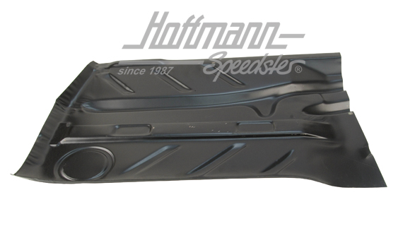 Bodenblech, vorne, rechts, mit Blechrand Bodenblech, vorne, rechts, mit Blechrand