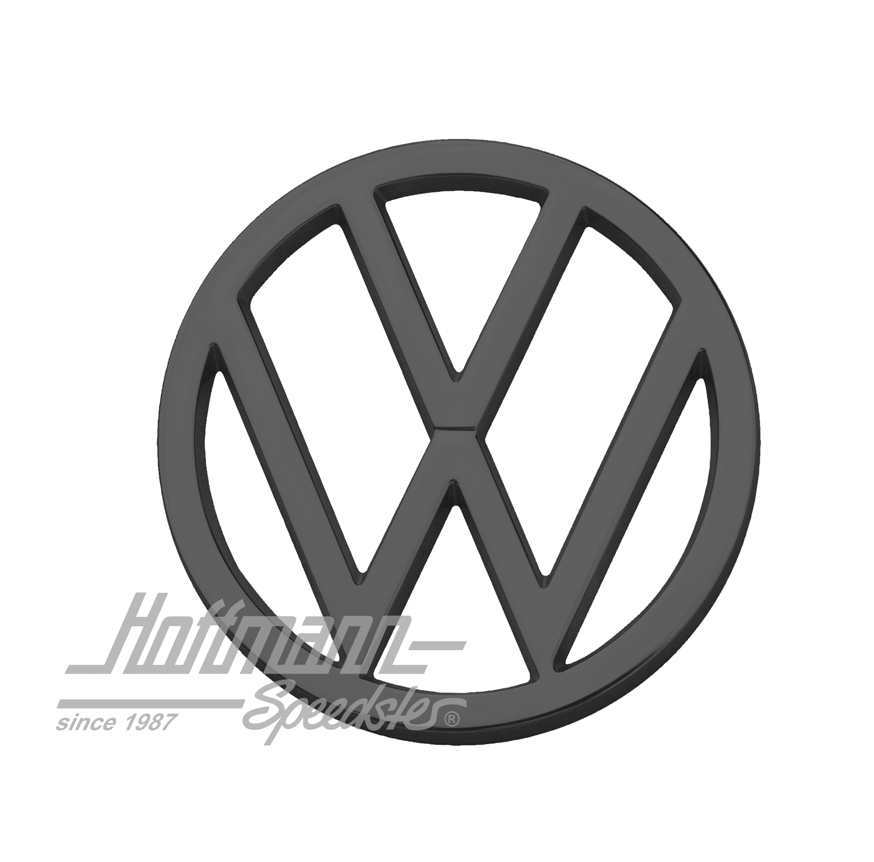 Emblem, schwarz Emblem, schwarz