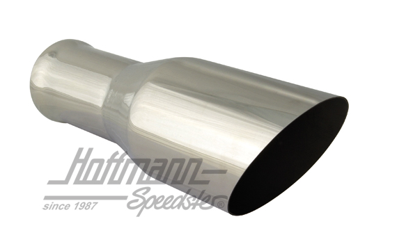 Endrohr, Sport, Edelstahl, 102mm