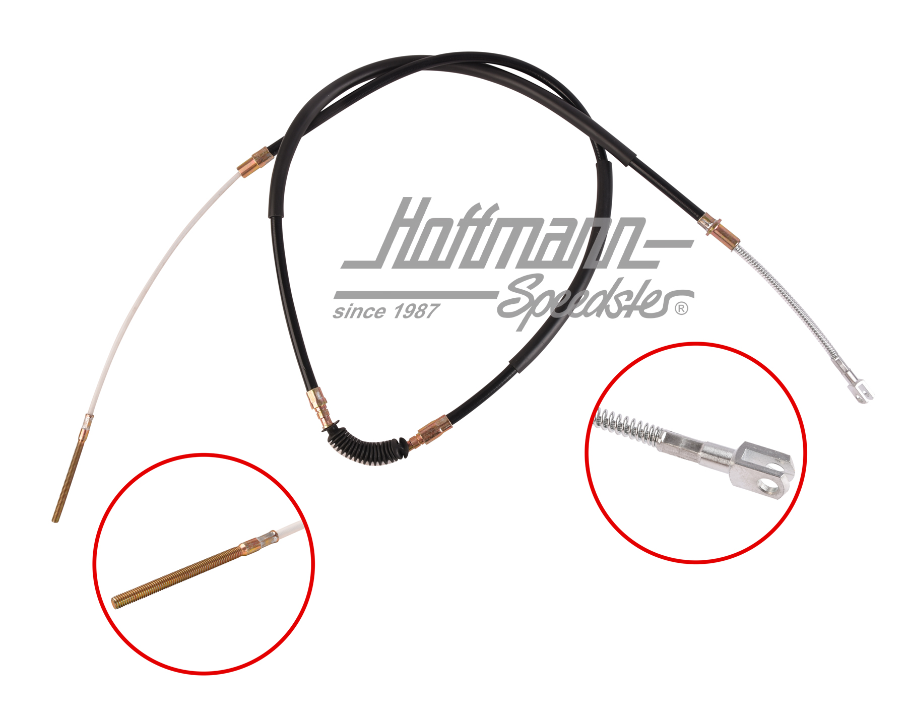 Handbremsseil, 924S/944, 968, 85-91,lang
