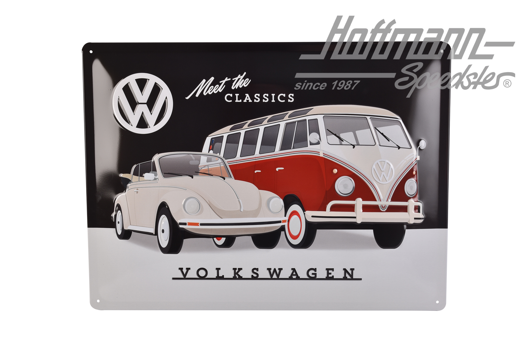 Blechschild, 300x400mm, VW MEET THE ....