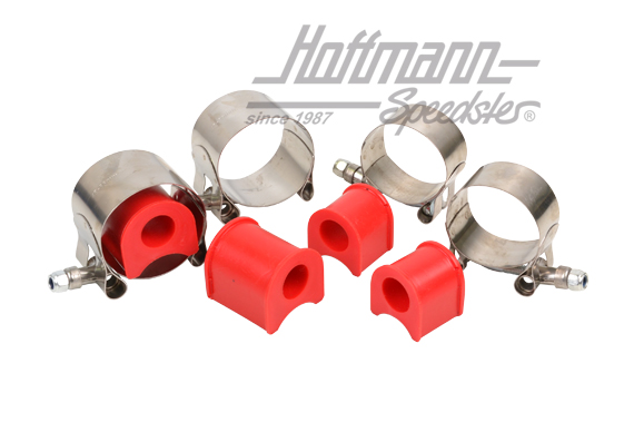 Anbausatz, Edelstahl/Urethan, 19mm