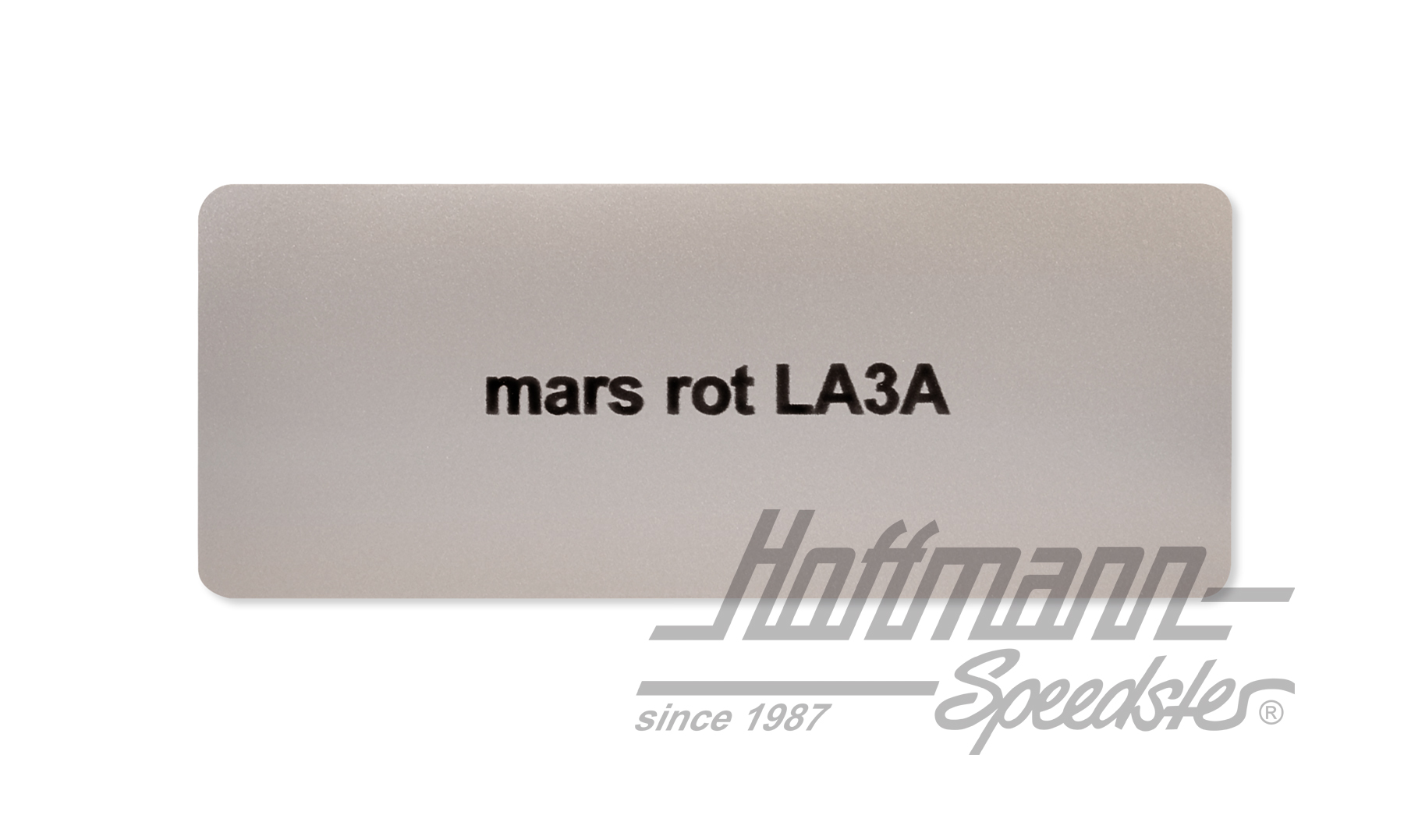 Aufkleber, Farbnummer LA3A, mars rot