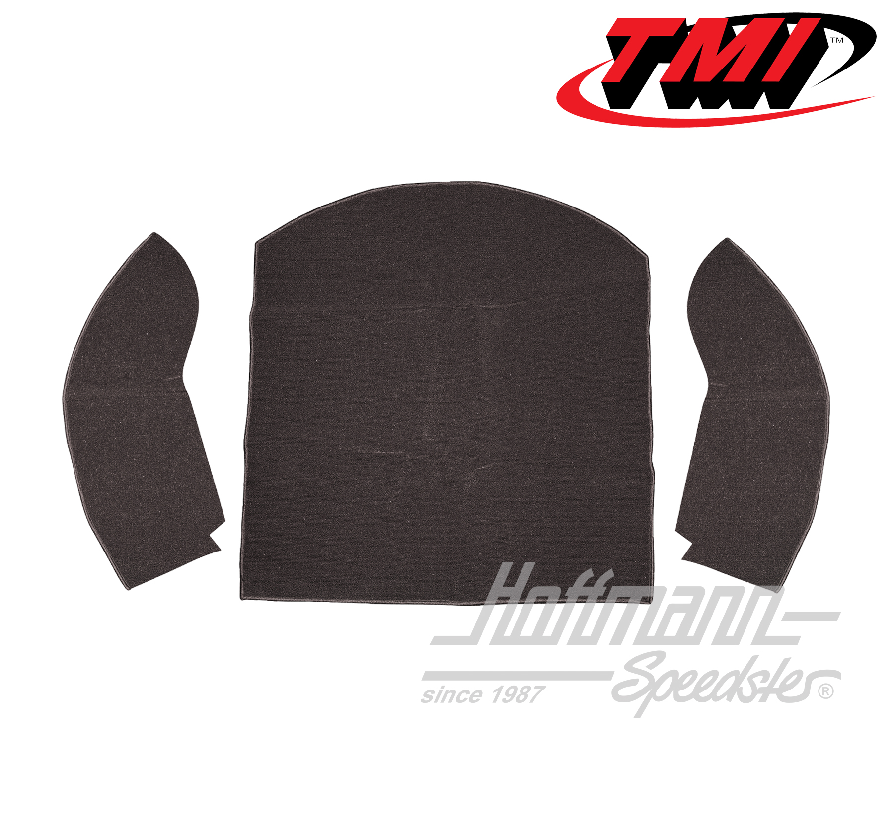 Teppichsatz, Stauraum, Cabrio, schwarz, 8.55-7.72 Teppichsatz, Stauraum, Cabrio, schwarz, 8.55-7.72