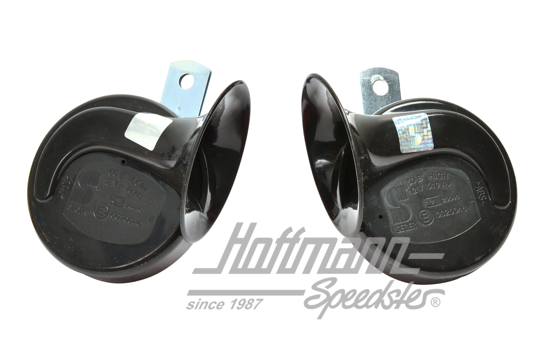 Elektro-Fanfaren, schwarz/rot Elektro-Fanfaren, schwarz/rot