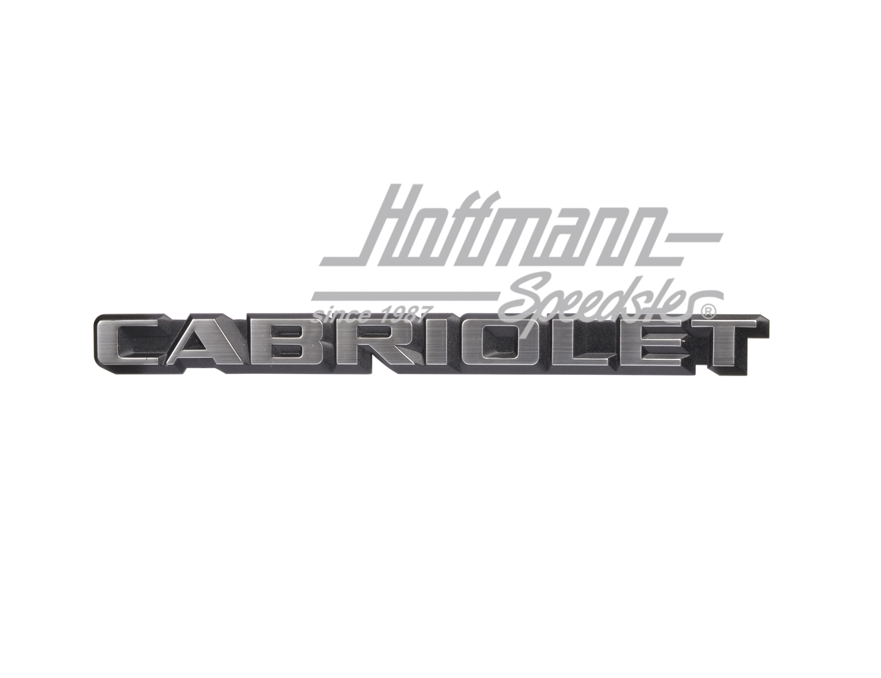Schriftzug, Cabriolet, hinten, chrom