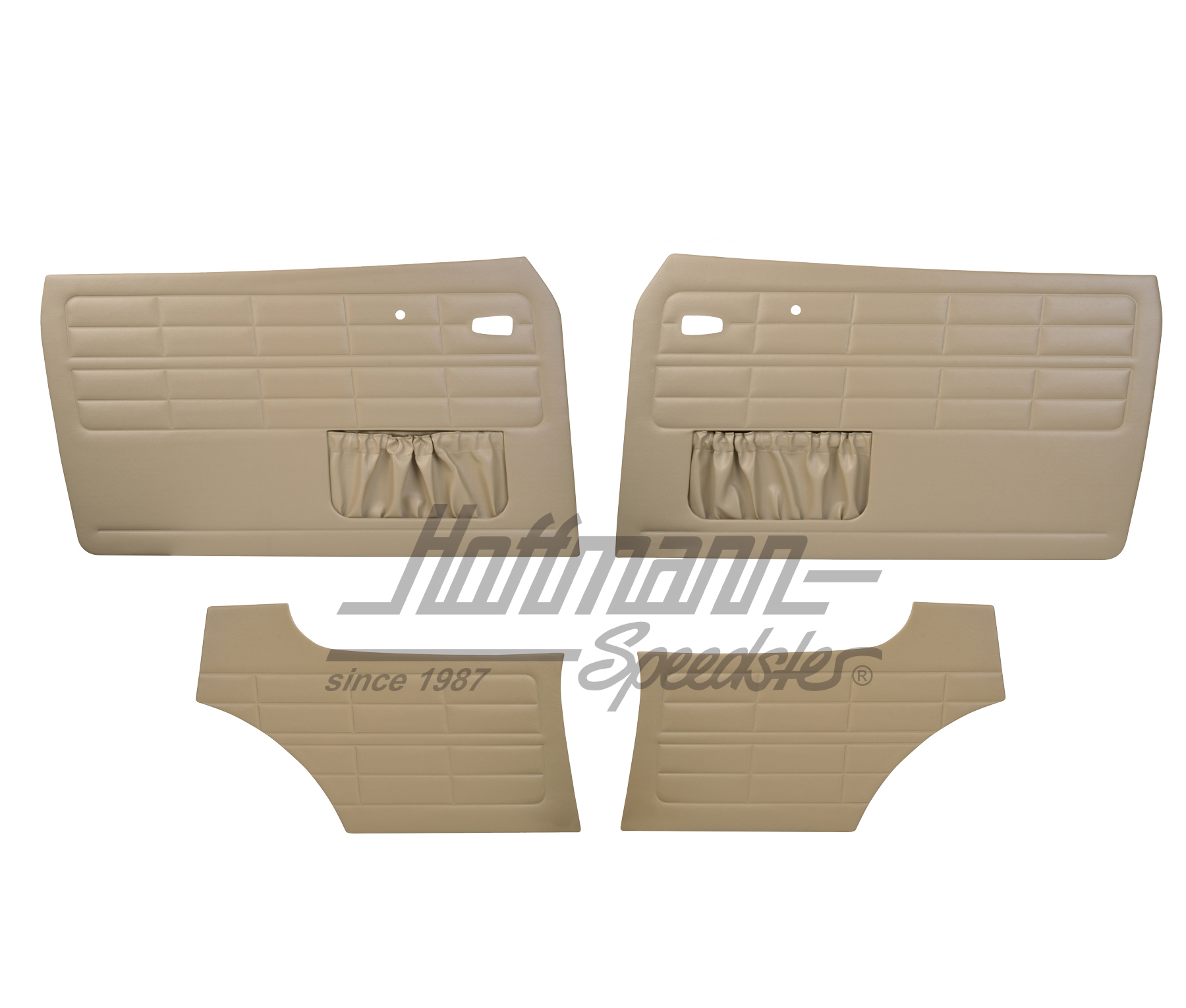 Tür- und Seitenverkleidungen, Karmann Coupé, 8.63-, beige Tür- und Seitenverkleidungen, Karmann Coupé, 8.63-, beige