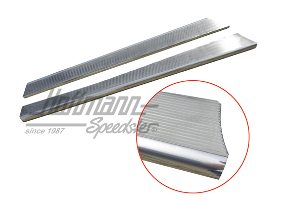 Trittbretter, Aluminium, silber poliert