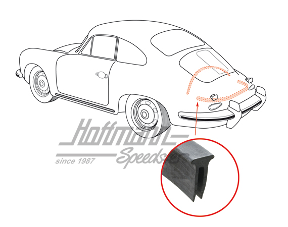 Motorraumdichtung, Stirnwand, 356 A/B/C Motorraumdichtung, Stirnwand, 356 A/B/C