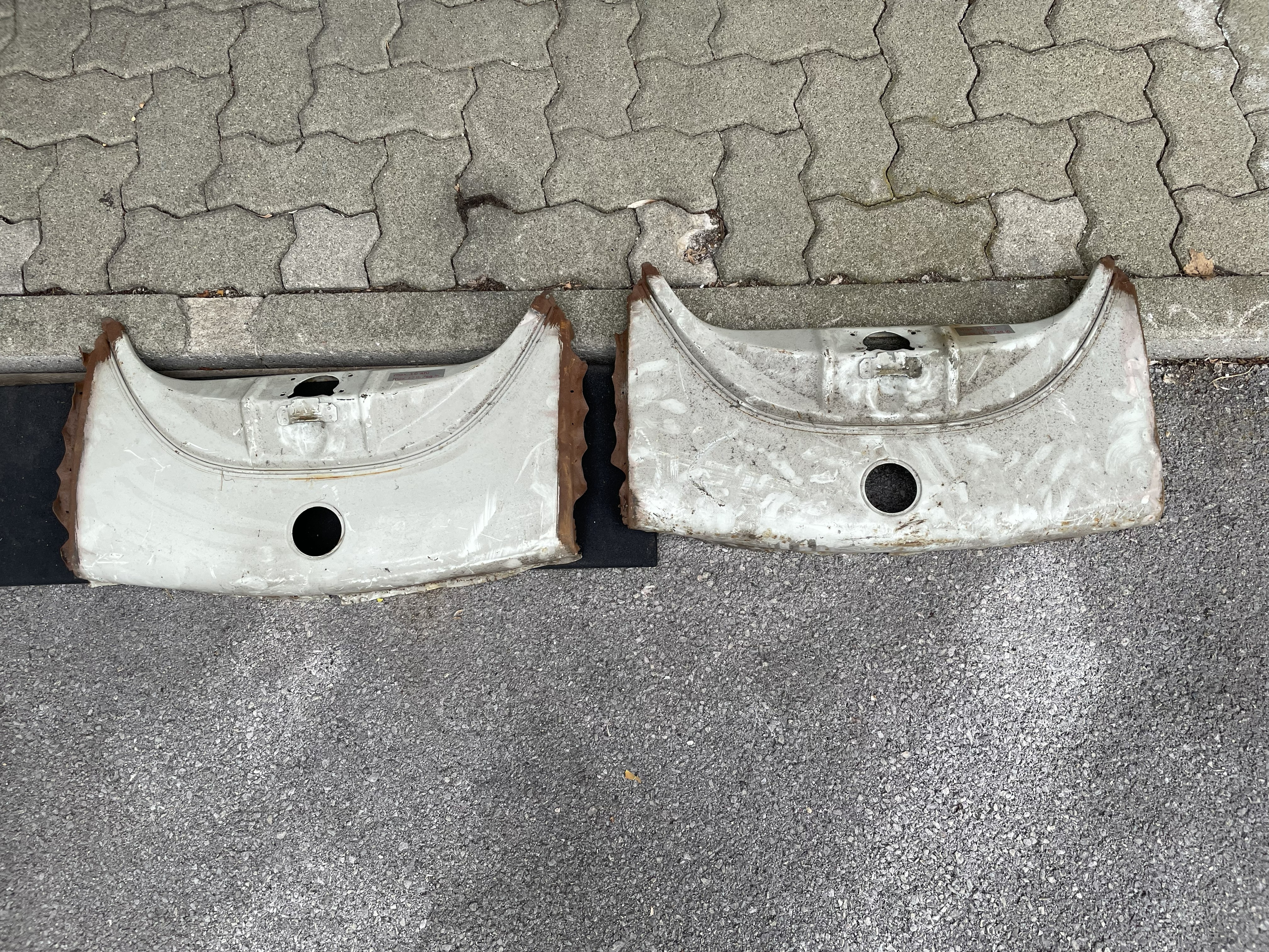Frontschürze, Kastenstoßstange, 60mm (Gebrauchtteil)