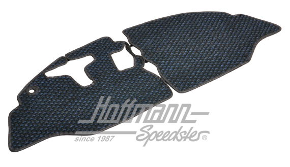 Fußmatte, Kokos, 59-65, blau/schwarz Fußmatte, Kokos, 59-65, blau/schwarz