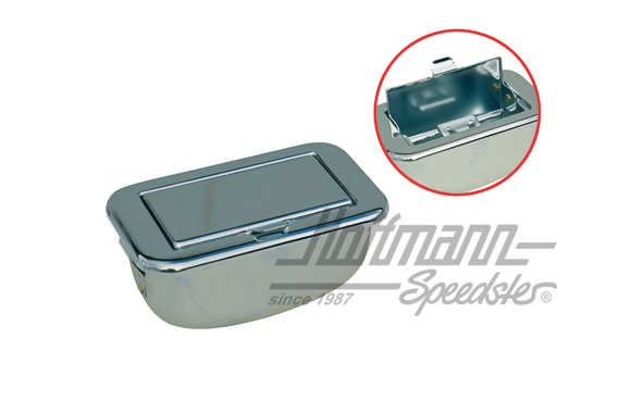Aschenbecher, vorne, Bus T1, verchromt
