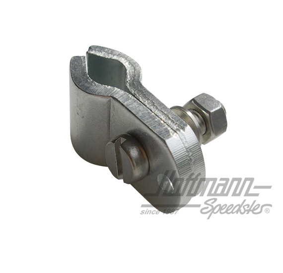 Halter, Türscharnierspiegel rund, li/re Halter, Türscharnierspiegel rund, li/re