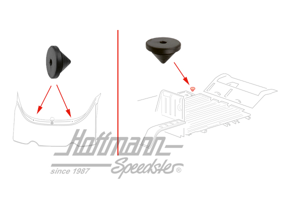 Stopfen, Heckblech/Heckklappe/Bodenblech Stopfen, Heckblech/Heckklappe/Bodenblech