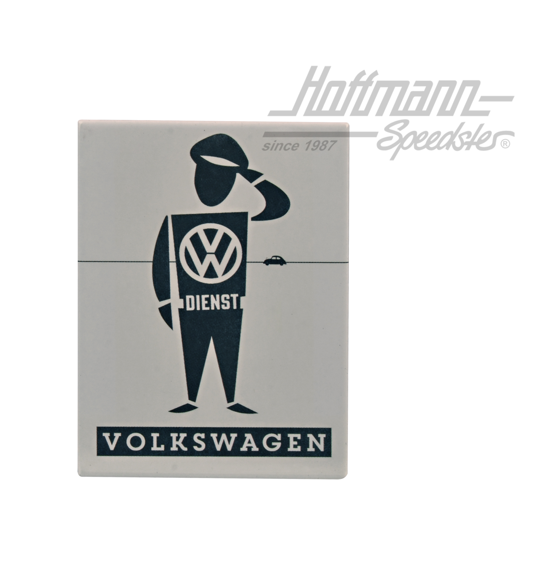 Magnetschild, VW Dienst Mann