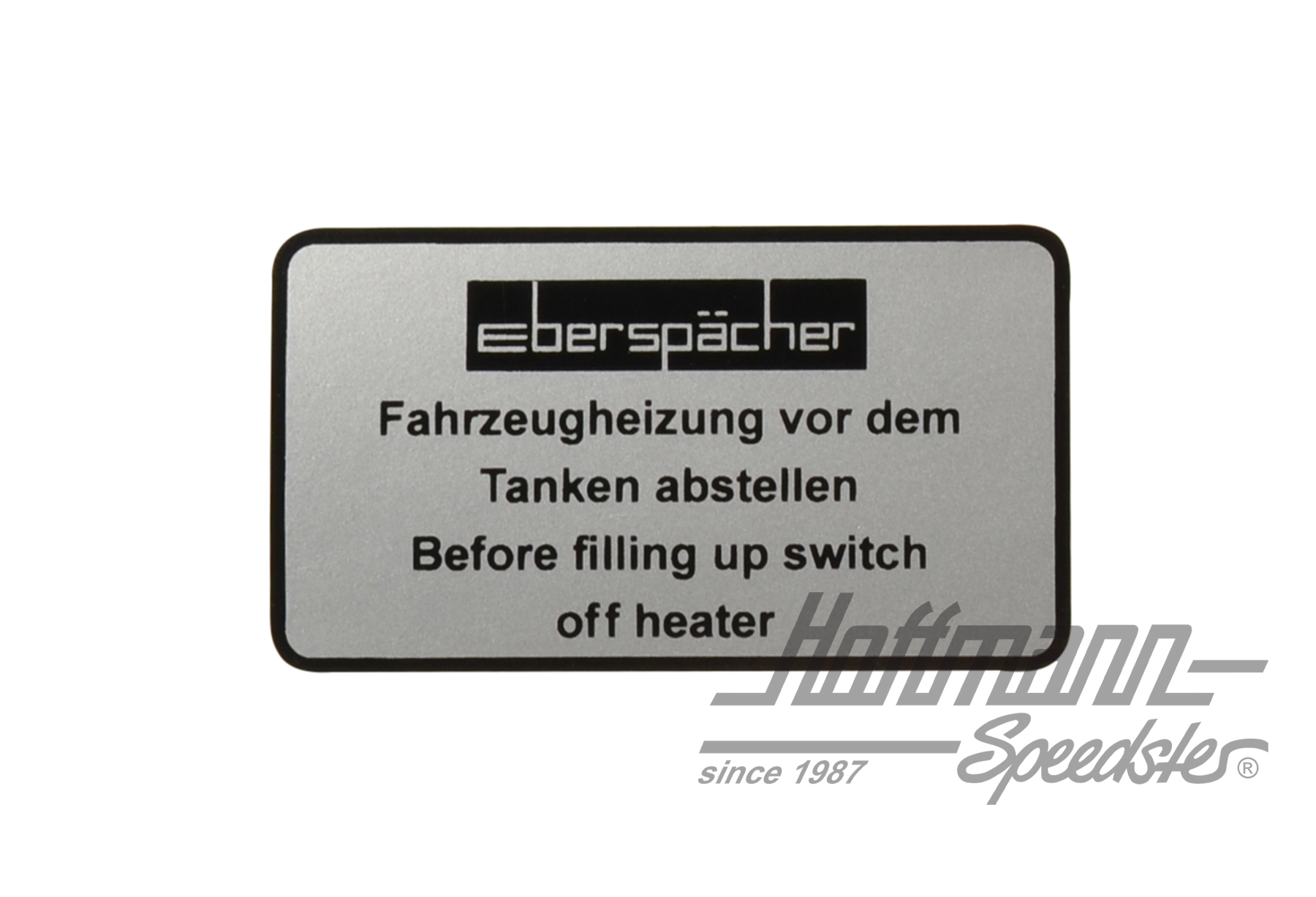 Aufkleber "Eberspächer", Standheizung Aufkleber "Eberspächer", Standheizung