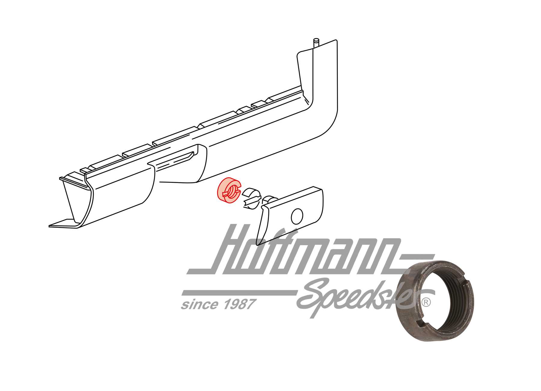 Mutter, Starterzug, Bus/Golf, 76-97 Mutter, Starterzug, Bus/Golf, 76-97