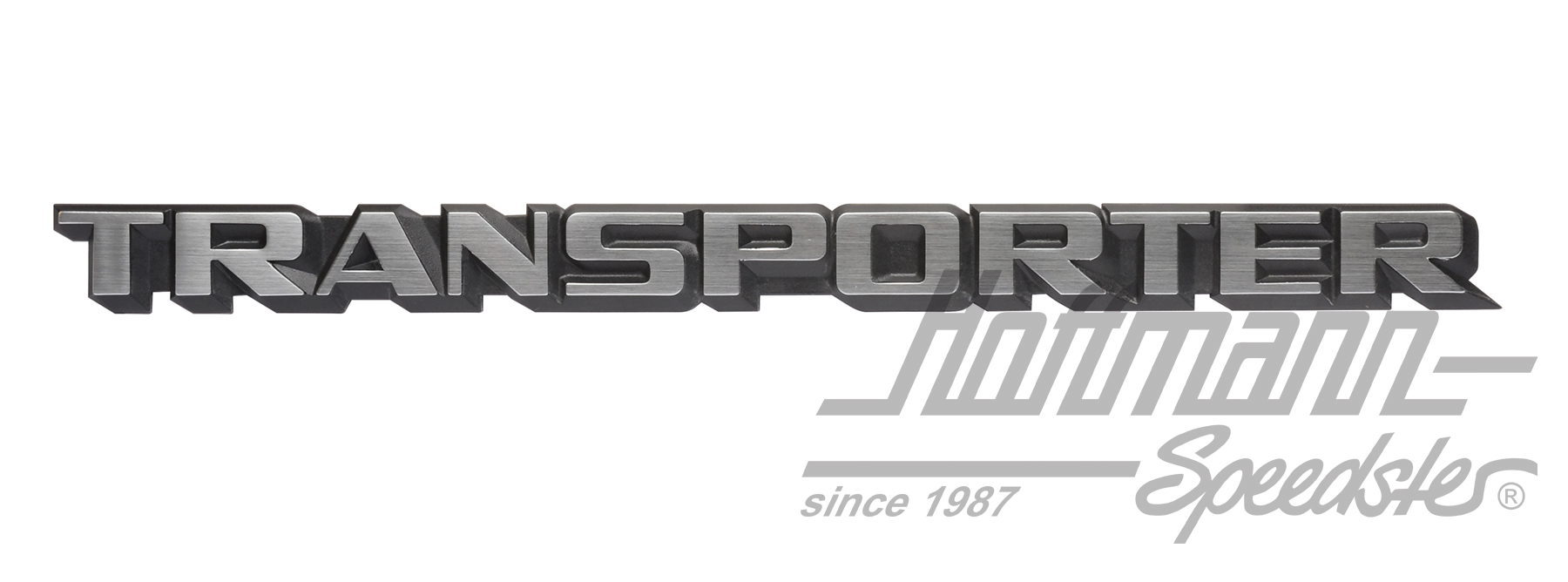 Schriftzug, Transporter, hinten, kurz