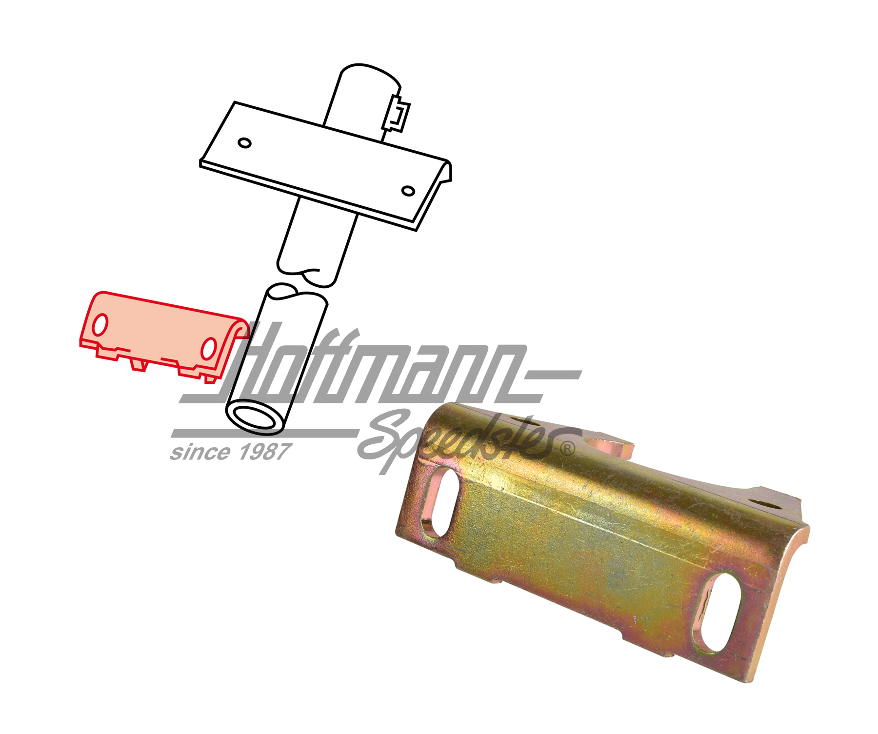 Halter, Mantelrohr, Bus T3, 5.79-7.92