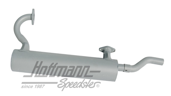 Auspufftopf für Kübel (Typ 181), 8.69-2.74, links Auspufftopf für Kübel (Typ 181), 8.69-2.74, links