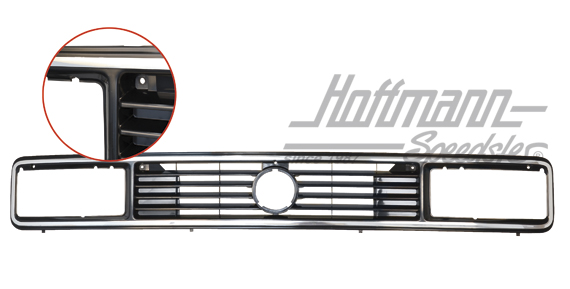 Kühlergrill, Doppelscheinwerfer, chrom