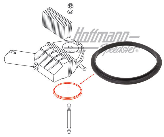 Dichtung, Luftfiltergehäuse, 1.5 Dichtung, Luftfiltergehäuse, 1.5