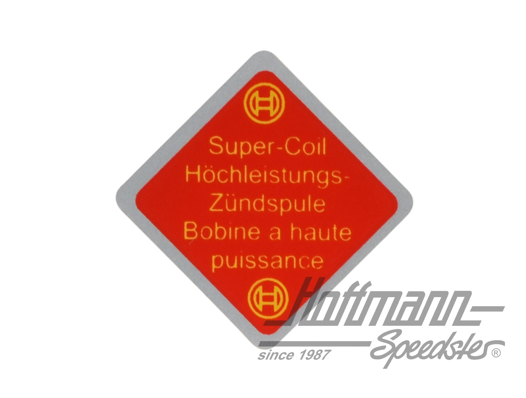Aufkleber "Super-Coil", Zündspule Aufkleber "Super-Coil", Zündspule