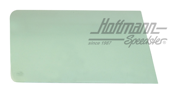 Seitenscheibe, hinten grün, für Blende