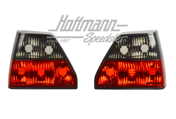 Rückleuchten, Golf 2, rot/schwarz